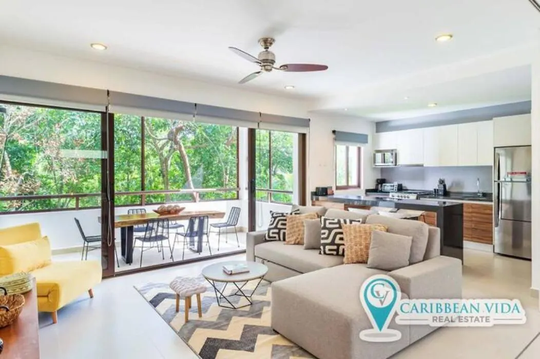 Apartamento Bright 1 Bd With Private Terrace Near Tulum Akumal